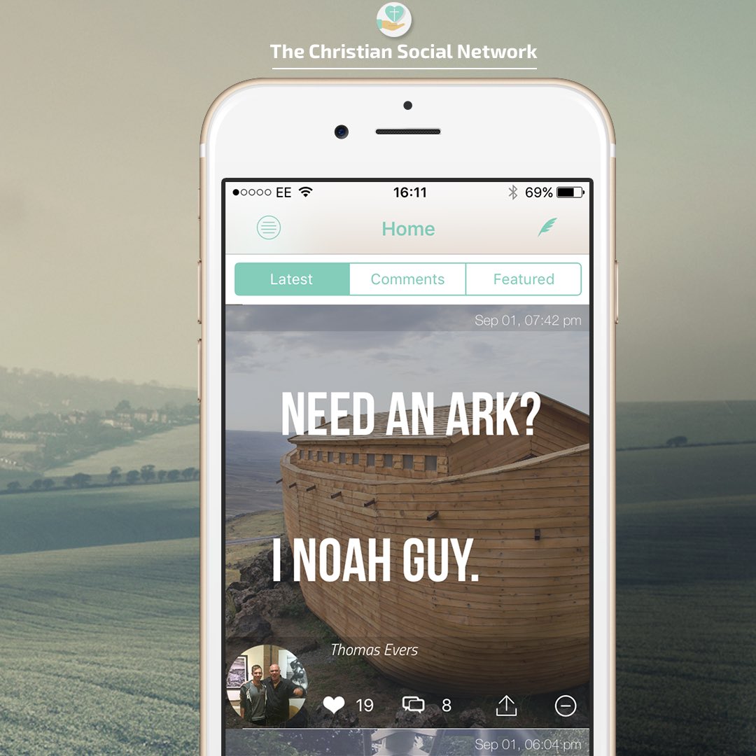 uberPray's tweet photo. Need an ark? I Noah guy!
#ChristianSocialNetwork https://t.co/YEdi18l6KB