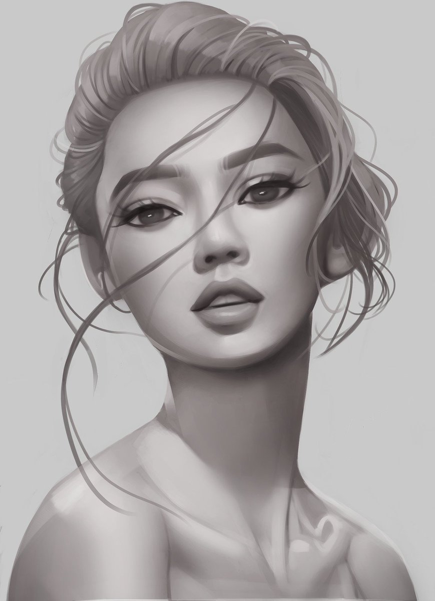 Tricia Loren on Twitter: "Shading study ( from reference ) #character #