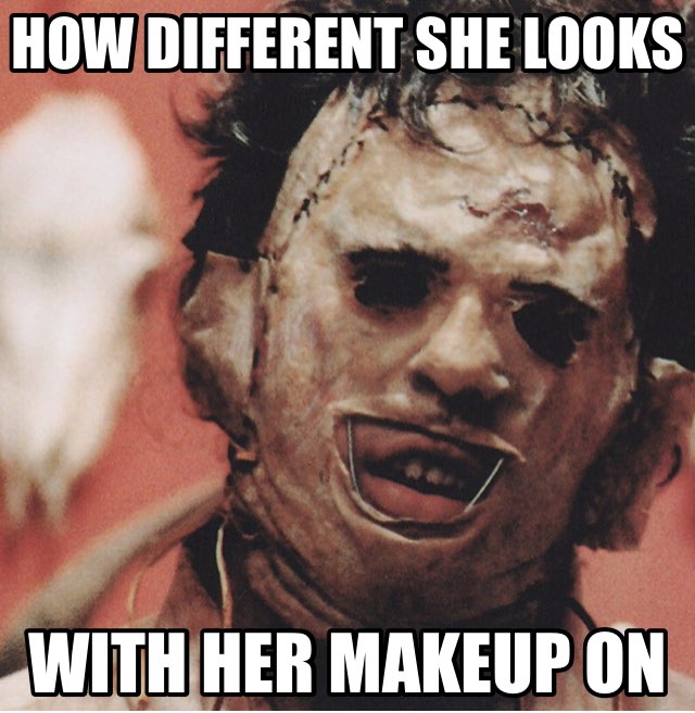 leatherface funny meme