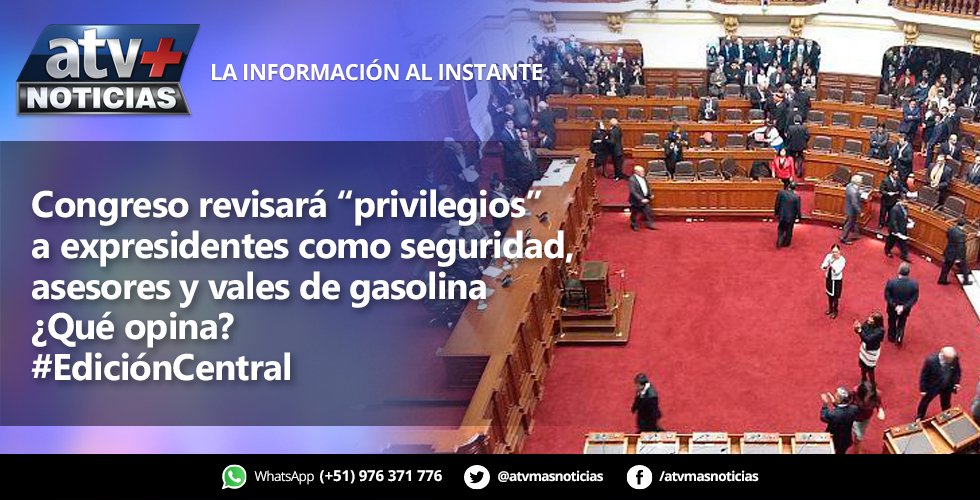atvmasnoticias's tweet image. Participe en la pregunta de hoy usando el HT #EdiciónCentral y su respuesta será leída en el programa.