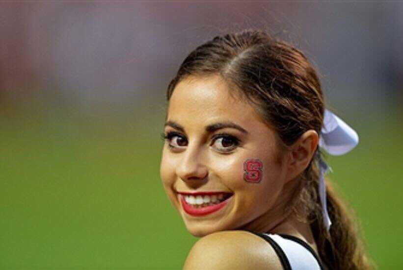 ncsucheer's tweet image. Head over to our Facebook page for Gameday pics from Thursday's win over William &amp;amp; Mary! 🐺❤️ #GoState