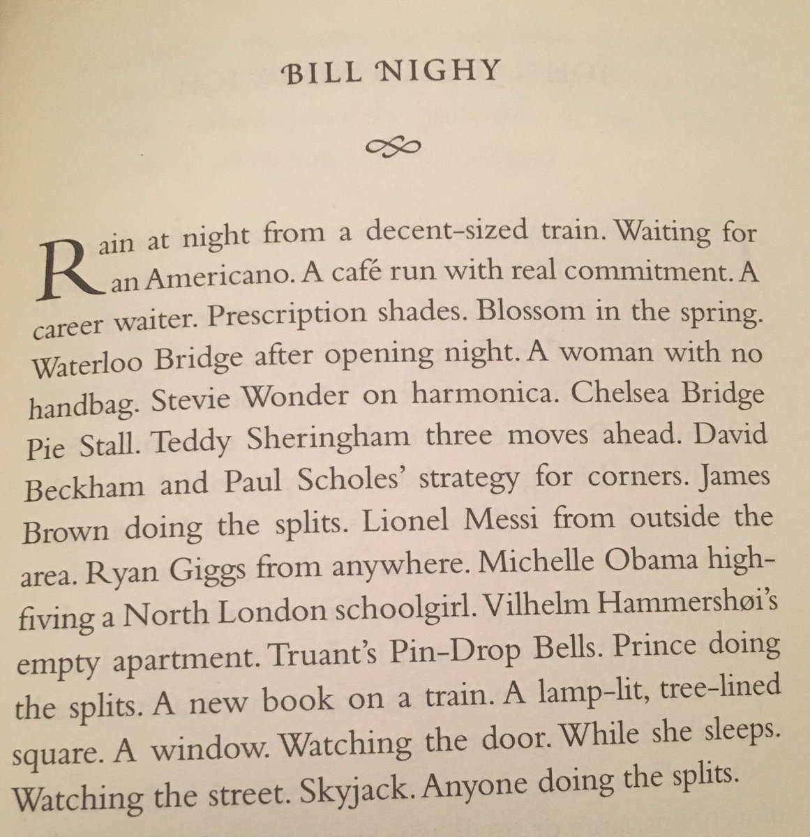 darren richman on twitter bill nighy s list of things that brings