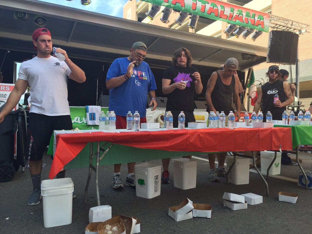 How many cannoli could you eat in five minutes? That was the competition at <a href="/LaFestaScranton/">LaFestaItalianaPA</a> today!! <a href="/wbrewyou/">28/22 News (WBRE/WYOU)</a>