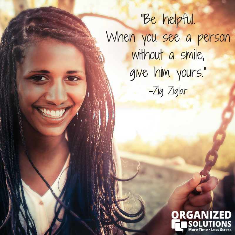organized_now's tweet image. Such an easy gift to give that can make a big difference! #Smile #MotivationMonday