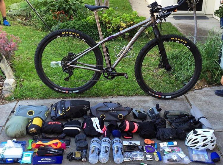 apidura's tweet photo. Sarah Hammond's kit layout for Race to the Rock. Fully prepped, #Apidura repped. https://t.co/apkCwBTICh
