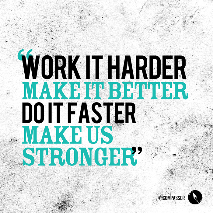 CompassDR's tweet photo. Work It harder! Make it better people! 💪🏼 #TeamCompass #CompassDR #Production #Video #Design #Motion #DaftPunk https://t.co/qKTpcz7op6