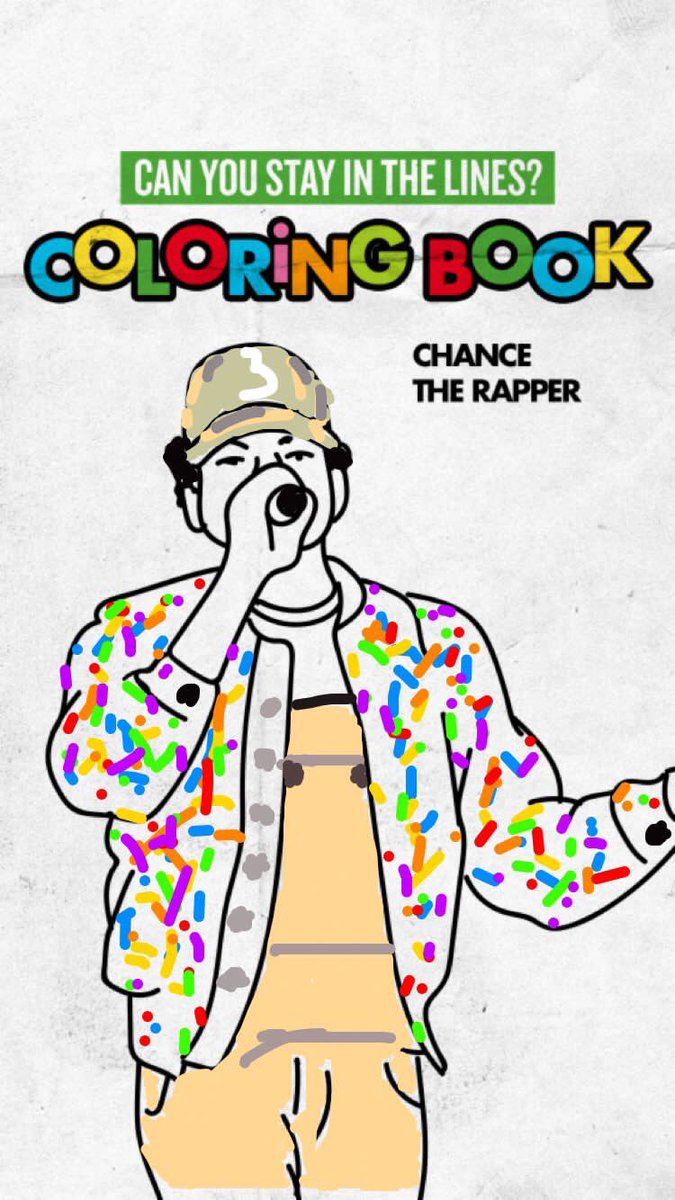 Coloring Book Font Chance The Rapper - Kids and Adult ...