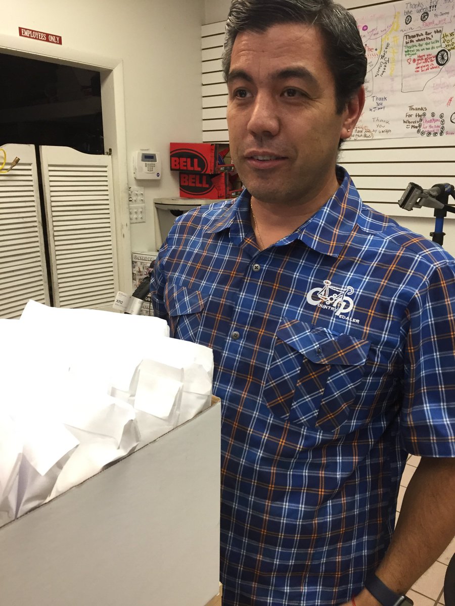 WackyBikeRide's tweet photo. Packets have been delivered to supporting bike shops! https://t.co/ua8EniuaKS