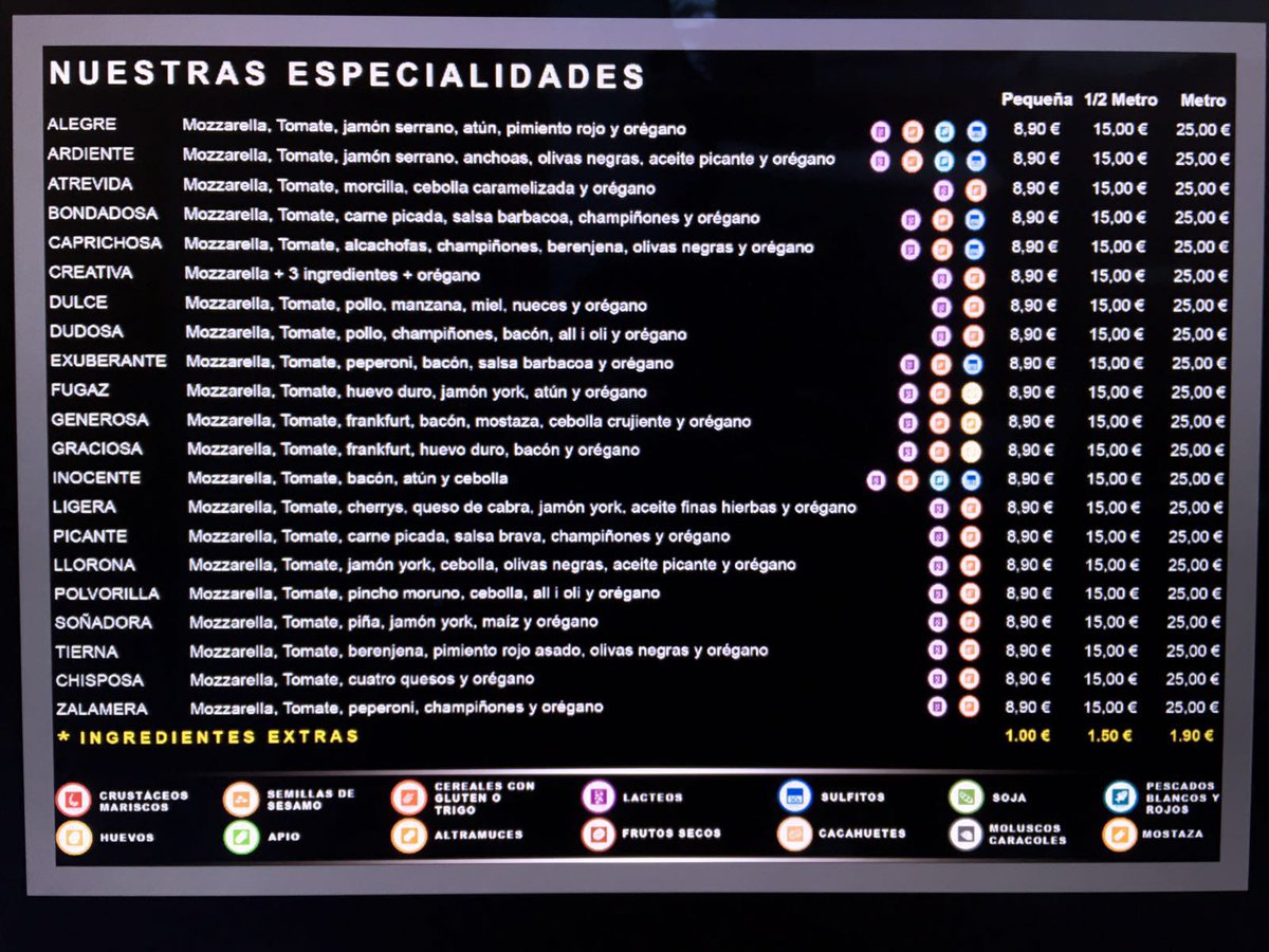 pizzasdherber's tweet photo. Os Presentamos nuestra carta, donde podéis ver los mejores ingredientes para la #pizza perfecta.No te la pierdas. https://t.co/iNunX5M2CW
