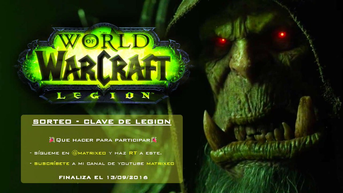 matrixeo's tweet photo. 🎉 [ SORTEO 1 CLAVE DE LEGION ] 🎉
Todavía no tienes #Legion?. ¡Suerte a todos!
Suscríbirse ► https://t.co/Y3XOhPk5rG https://t.co/Ass46X5inm