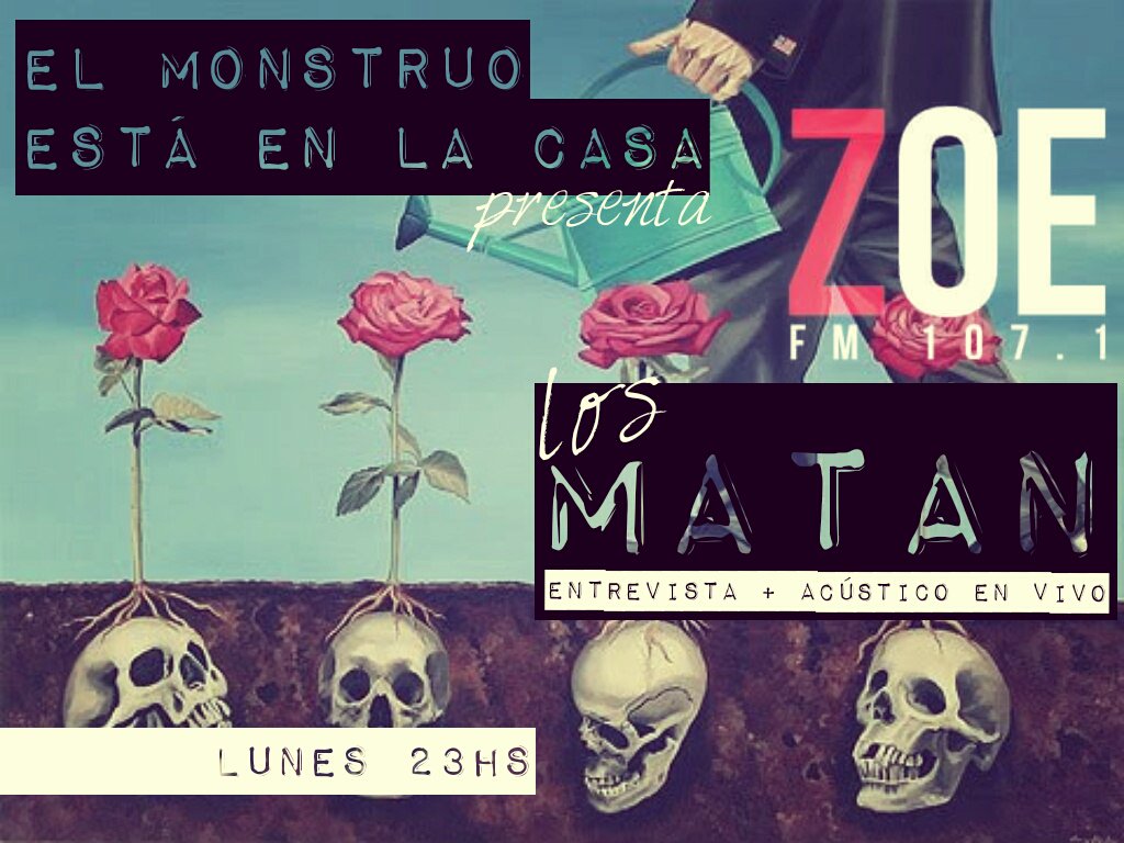 Hoy, a partir de las 23hs, por <a href="/Zoe1071/">Zoe 107.1</a>, después de los amigos de <a href="/AlaVueltaok/">ALaVueltaDeLaEsquina</a>.
Venimos cargadísimos.