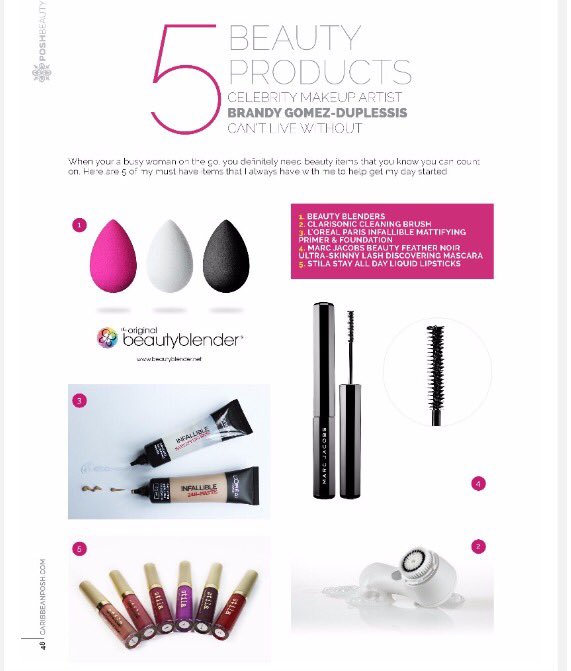 BeautyHappyHour's tweet photo. When @caribbeanposh asked @LOrealParisUSA #ProTeam @BGDMakeupArtist her fav items she chat #Infalliable https://t.co/Uv5PbOq70j