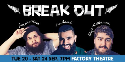 We've hand-picked a line up of NZs finest and funniest emerging comics! Tix from $10! Book: bit.ly/2bEnEiN