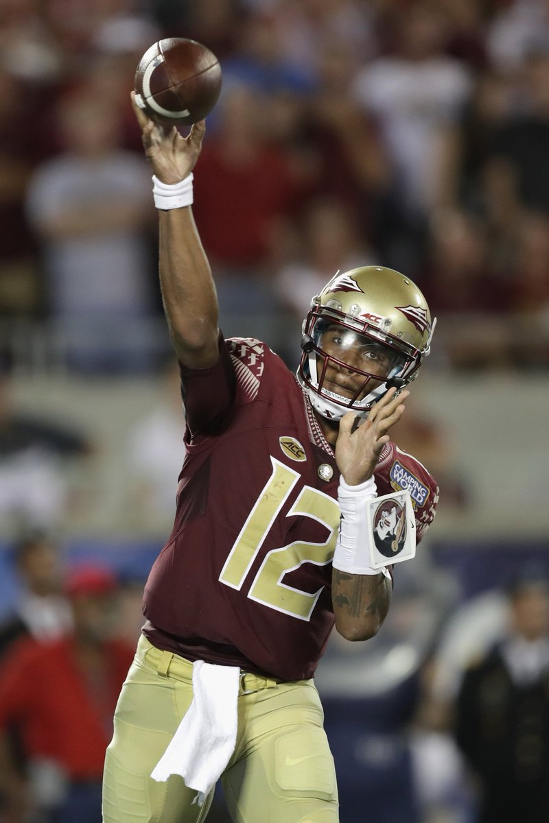 BleacherReport's tweet photo. Deondre. Francois. 

Have a day, kid.

#MISSvsFSU https://t.co/Z2Tn1s4atK