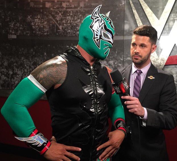 LongSaxon's tweet photo. #SinCara brought the #LuchaLibre to #RAW tonight! #WWEKansasCity @WWE @wwe_mex #LuchaMovement #LuchaSiempre https://t.co/ClZ8EgVSxA