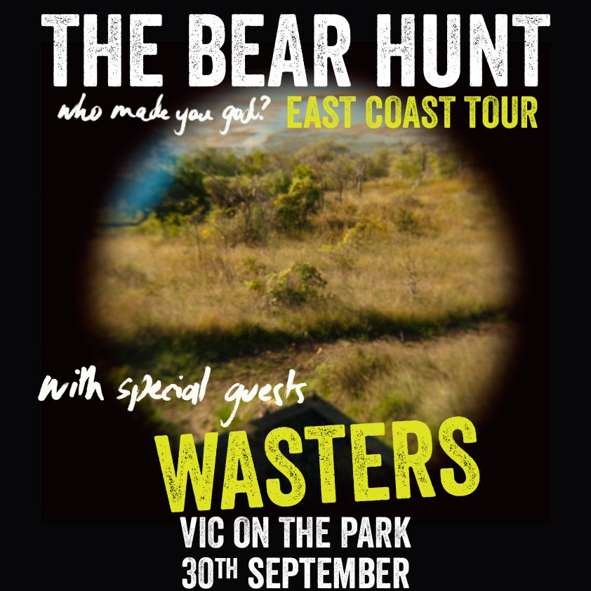 The_Bear_Hunt's tweet photo. Tour officially starts in less than 2 weeks! Can't wait to play with legends @wastersband! https://t.co/ektwjCxB17