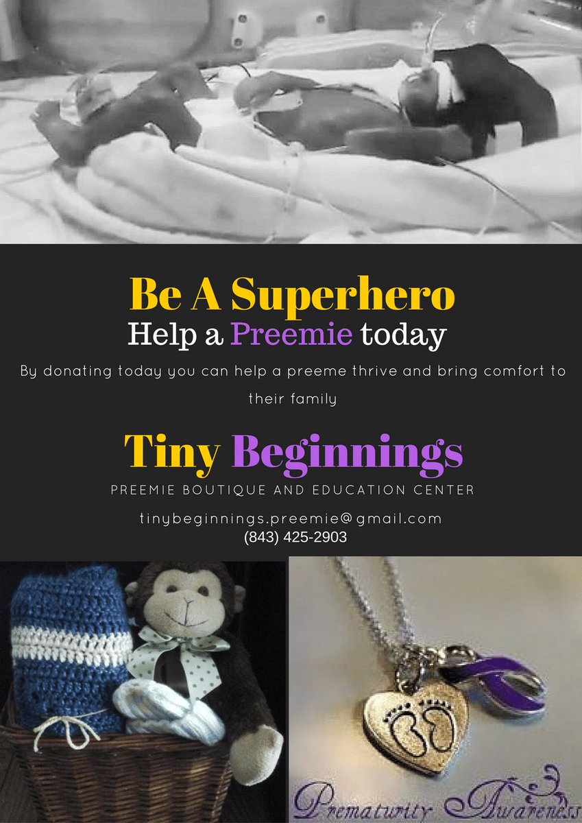 PreemieTiny's tweet image. Help Support a NICU miracle today. Message me to find out how
#TinyBeginnings #PreemieLivesMatter