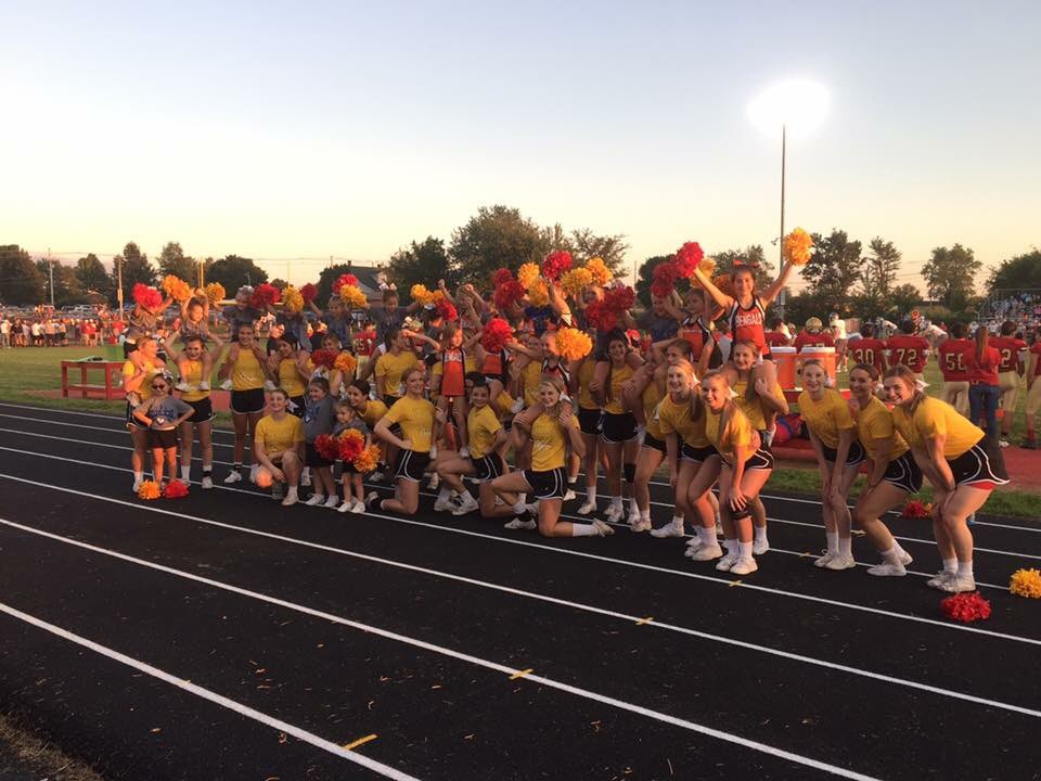 Loved spending time and cheering with future chargers. What a fun way to kick off football season! 🏈❤️🎀🎉