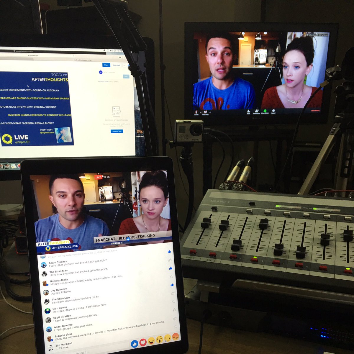 theJeffAdams's tweet photo. Working on Labor Day not complaining! Love my job! #facebooklive #videostreaming #enlightenedaudiovisual https://t.co/qRImmtkU7z