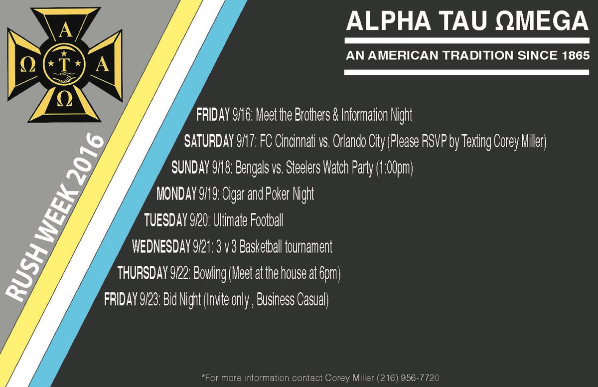 UC_ATO's tweet photo. Our official 2016 Rush Week calendar! #rushweek2016 #atoleads https://t.co/T7pCjKN8cM