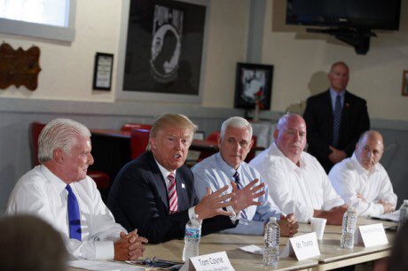 papasnitz's tweet photo. Very diverse group here. #TrumpInCleveland https://t.co/CI9IwNjwXk