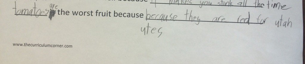 realdealneal34's tweet photo. @derikstevenson @boneyfuller my 3rd grader knows what's up. RT for that? #worstvegetable https://t.co/00meZpPlIx