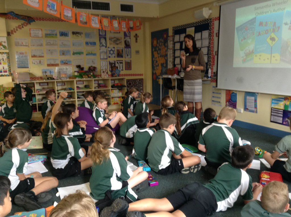SIPSyear4's tweet photo. We are learning writing skills from author Samantha Wheeler #sipsyear4 https://t.co/tvLCIzIEbV