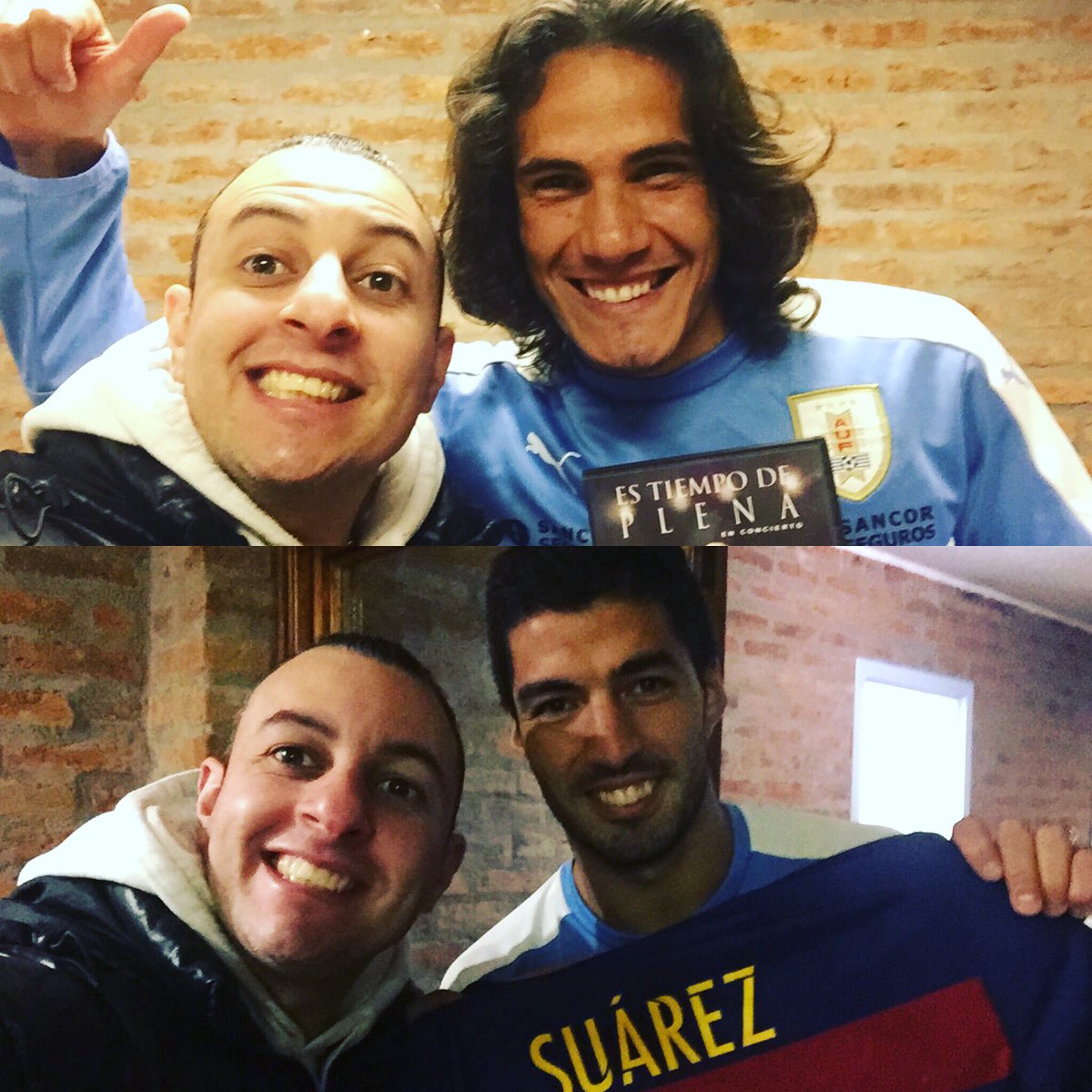 _DenisElias's tweet photo. GRACIAS MUCHACHOS POR RECIBIRME !!! #uruguaynoma https://t.co/pVQeZSAhg7
