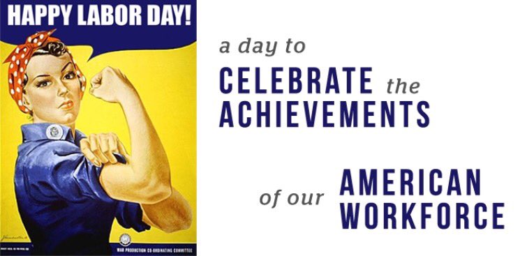 kkohler124's tweet photo. I ❤️ 8 hour work days, weekends and vacations. Thank you unions and #HappyLaborDay https://t.co/7Czc7xScXC