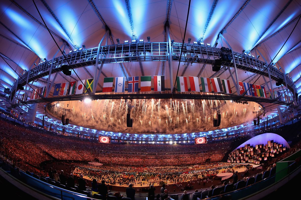 Olympics's tweet photo. Can you believe it's been a month since the Opening Ceremony? Wasn't it gorgeous?! ❤️ We miss #Rio2016! 😢 https://t.co/ouzpFVyTNZ