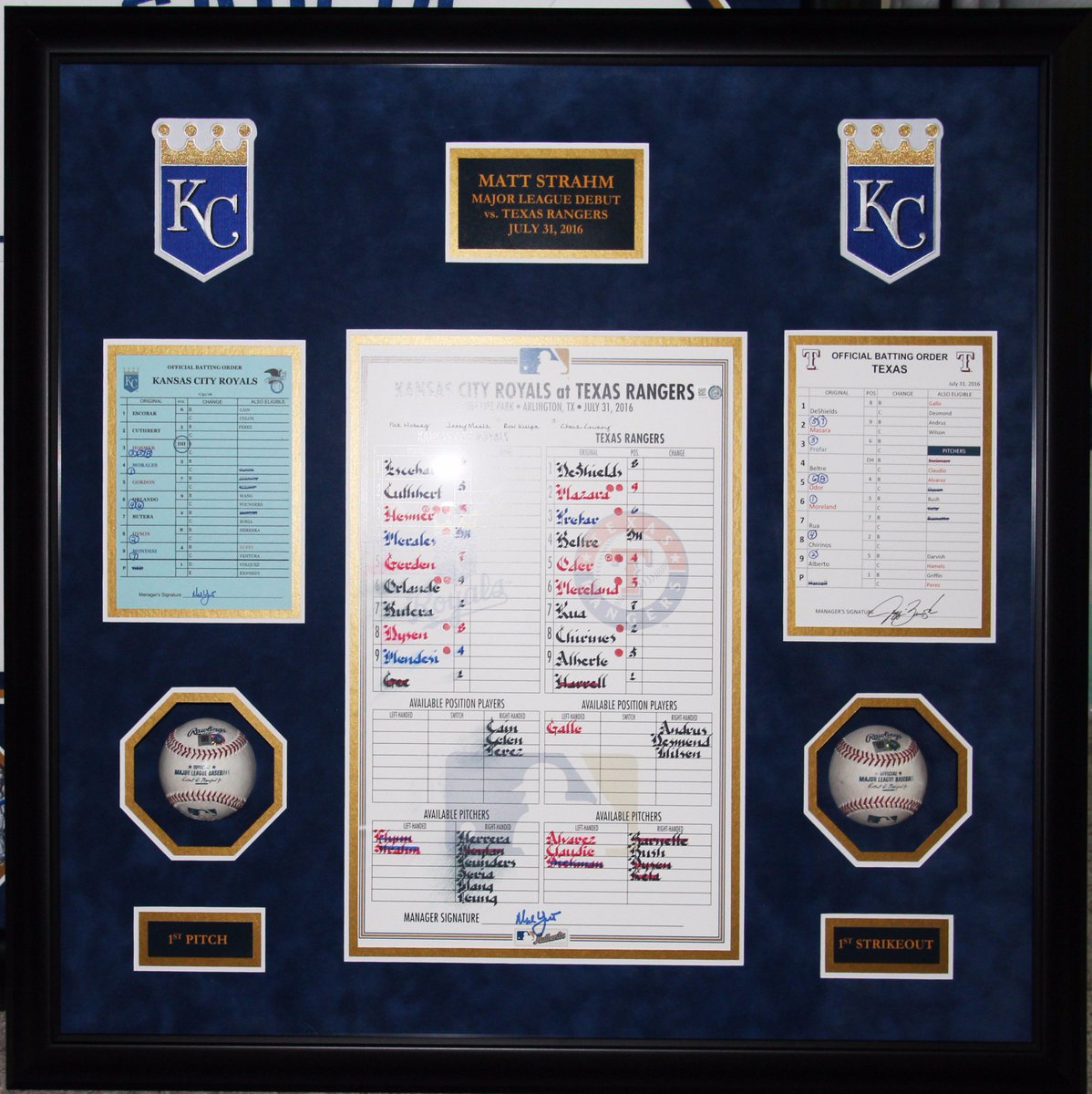 Wallstars918's tweet photo. Kansas City Royals Matt Strahm MLB Debut, 1st Pitch/1st K balls, 1st career win. https://t.co/kwRtcY5iRA