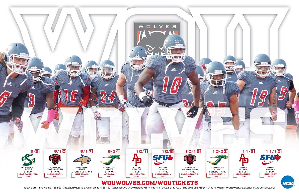 PosterSwag's tweet photo. Love this poster from @WOUWolves @WOU_Football! Well done! https://t.co/hV1rurUk6G