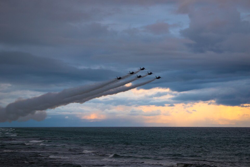 Our <a href="/BlueAngels/">Blue Angels</a> are back. #upsideofflorida #welcomehome #ourteam