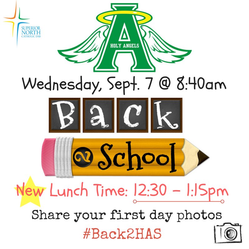 HASlearns's tweet photo. So excited for what this new school year will bring #Back2HAS #sncdsb #HASlearns https://t.co/bmDSRR779c