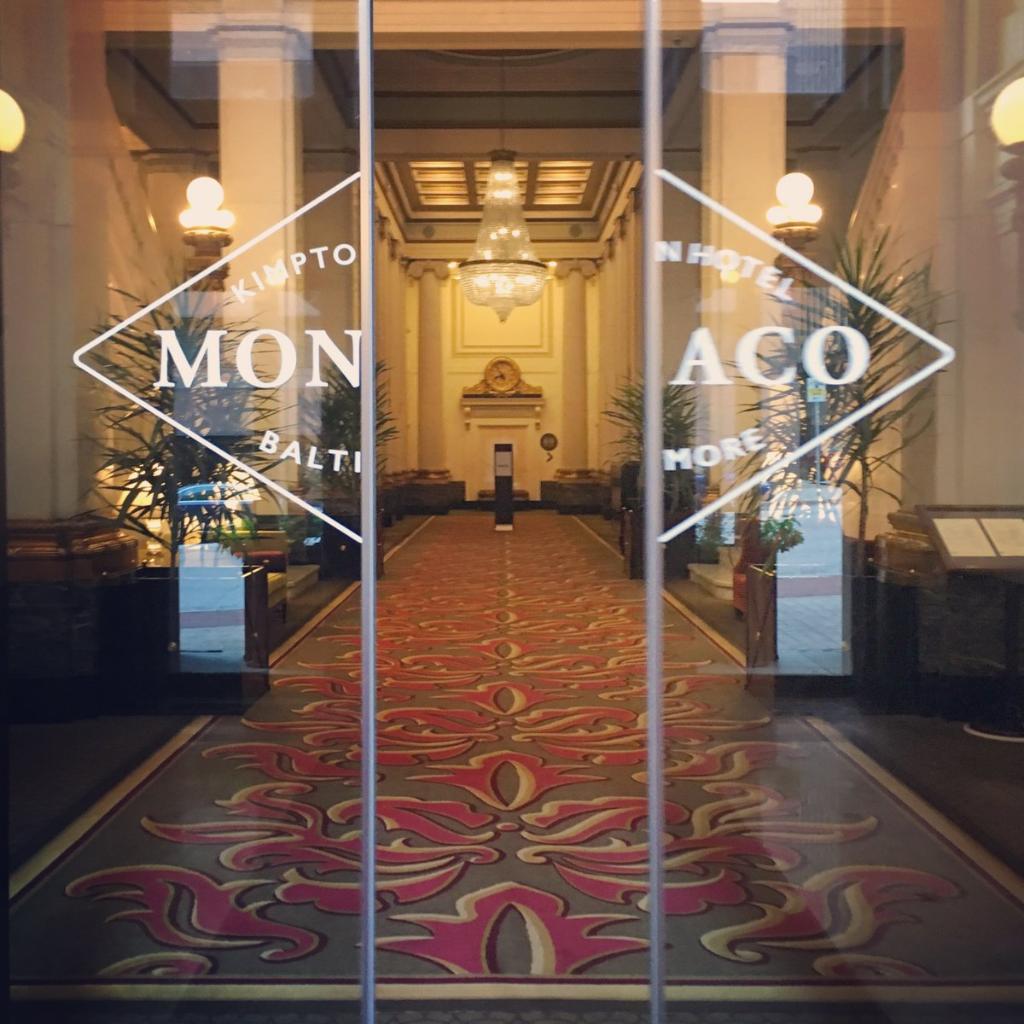 Kimpton's tweet photo. RT @SpentJC Thanks #MonacoBAL for opening your doors to us for a great last-minute Labor Day visit! https://t.co/tK5AITuIAr