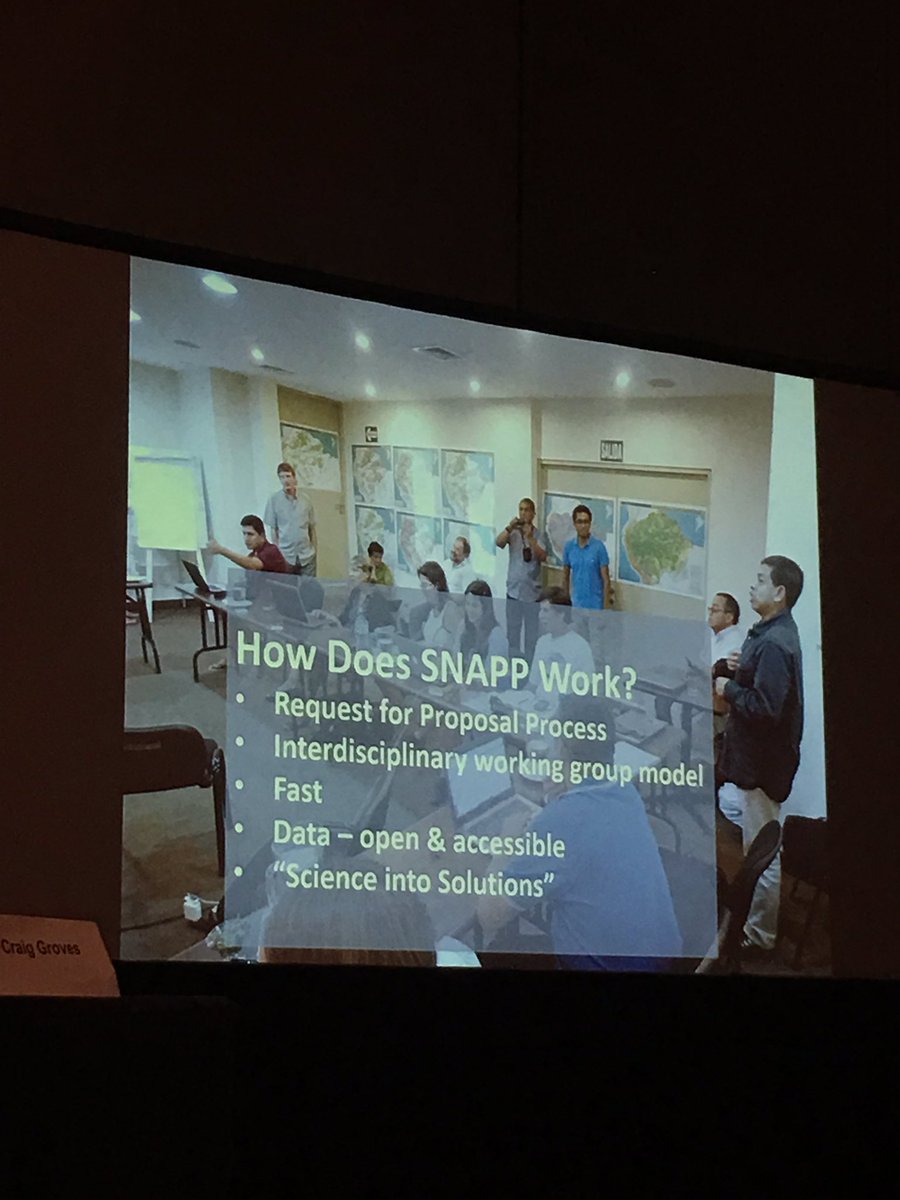 LathaSwamy's tweet photo. .@SNAPPartnership's CraigGroves- #Science2Solutions example of how #SDG17 can help = #water #security #IUCNCongress https://t.co/VVxbBf9nos