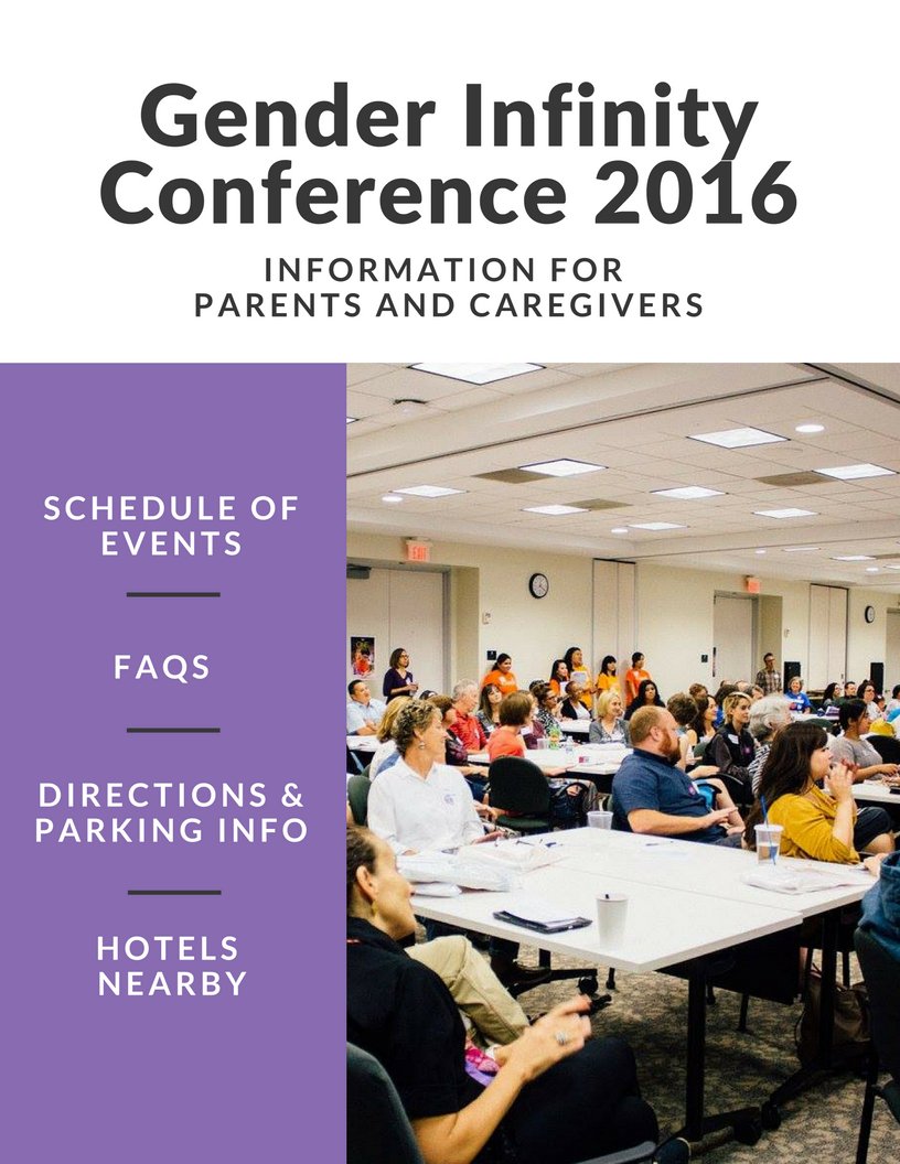 GenderInfinity's tweet photo. Check out the schedule, FAQs, &amp; directions to the Gender Infinity Conference 2016: https://t.co/1wbfWbOcKA https://t.co/73DbwBYRzv