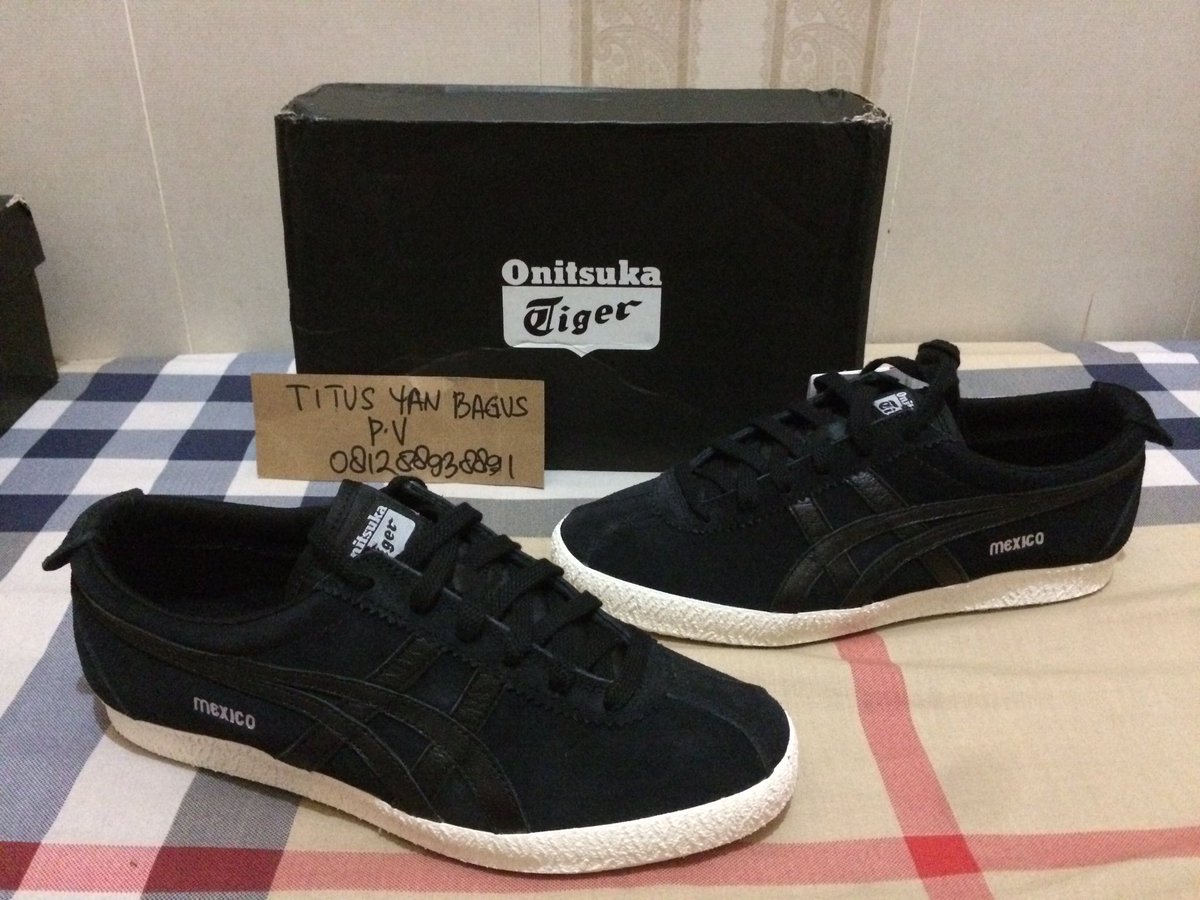 #shoe4sale Onitsuka Tiger Mexico Delegation Black/Black | size 41.5 | BNIB | 1350K | 081288938891 @utdfootball