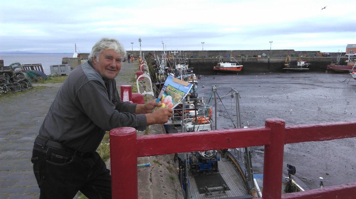seafishuk's tweet image. Thanks Joe Greig for speaking to researcher Myles yesterday at Port Seton Harbour #FleetSurvey #QuayIssues