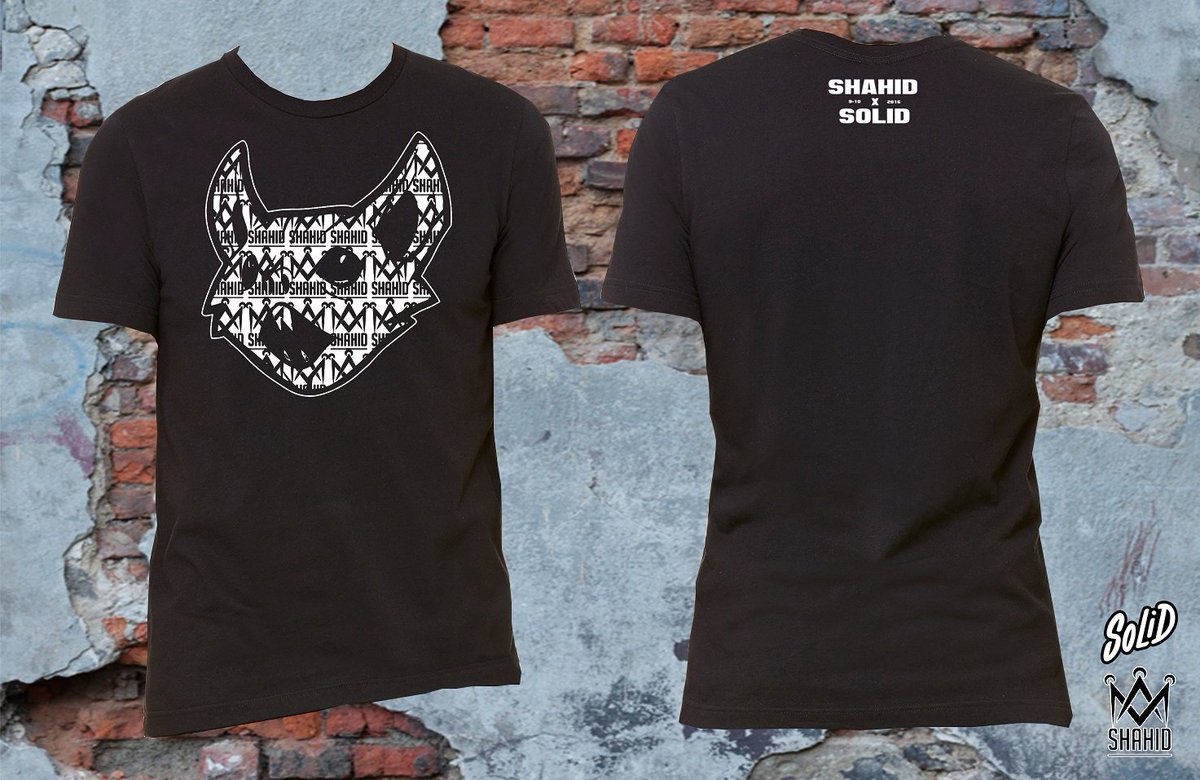 CLOTHESLINETEES's tweet photo. @solidsrq X #shahid collab tees drop this Sat in store @solidsrq for Album release party! https://t.co/ZgPOeMCQfW