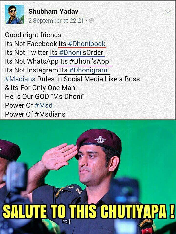 Dhoni Haters FC tweet media