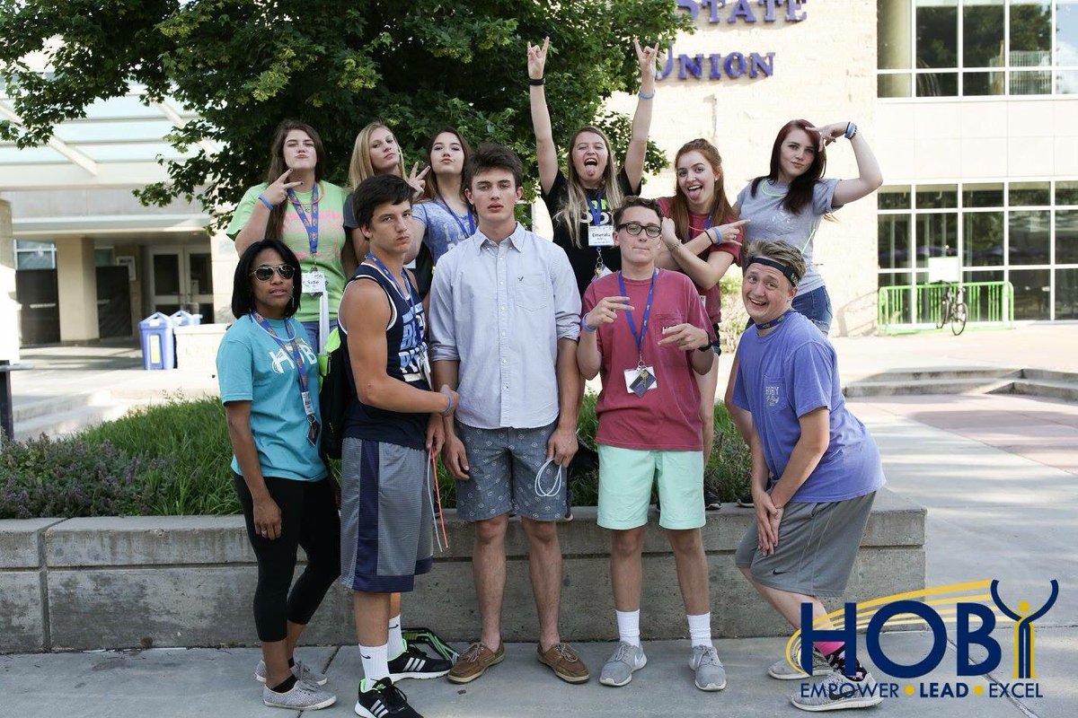 #BecauseOfHugh I strive to be a better person and I met my second family💙💛 #HughOBrian #HOBY16 #hobyks