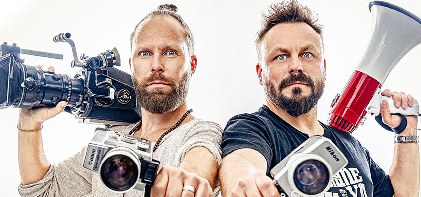 YleX's tweet photo. Docventures-saarnaajat Riku ja Tunna YleX Aamussa 9:00 🗣⚡️🙉 Dokkarit pyörii taas huomisesta keskiviikosta alkaen 🌏📽 https://t.co/PJTWh9XBsR