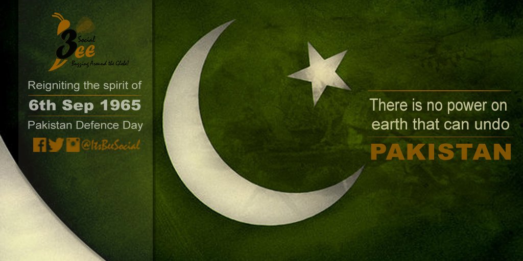 BeeSocialpk's tweet photo. "There is no power on earth that can undo Pakistan" - Muhammad Ali Jinnah
Reigniting the spirit #PakistanDefenceDay! https://t.co/lgEEKr8ljz