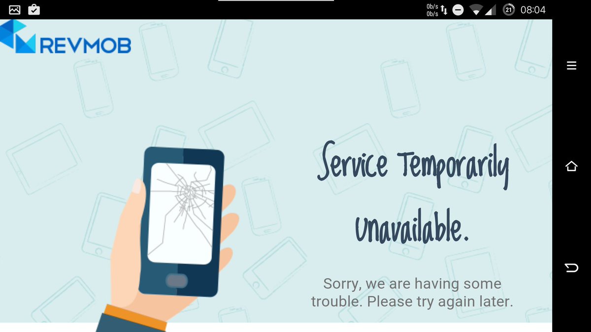 ciaccodavide's tweet photo. #revmob is down! Are you ok @revmobmobileads ? https://t.co/3xXMJVnsKe
