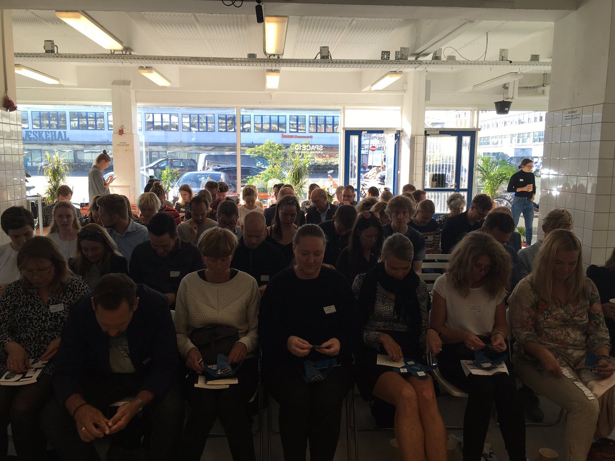 christianbason's tweet photo. Asking "What is design leadership?" at @ikea innovation lab @space10_journal @designcentret #designledelse https://t.co/0BVr6CMsFr