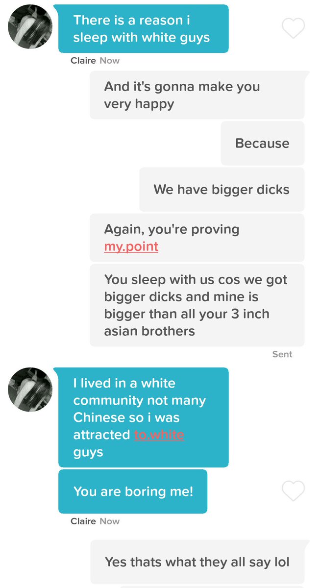Tinder Troll Hk On Twitter Chubby Brit Chinese More Offended At The Idea Has Ex Has Small Dick Than At Racist Comment On All Asians Part 3 Tinder Troll Hk On Twitter Chubby Brit Chinese More Offended At The Idea Has Ex Has Small Dick Than At Racist Comment On All Asians Part 3