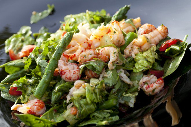 Want a light lunch before heading back to watch <a href="/KnutsfordTOB/">Knutsford TOB</a>? How about our freshly made Crayfish &amp; Asparagus salad