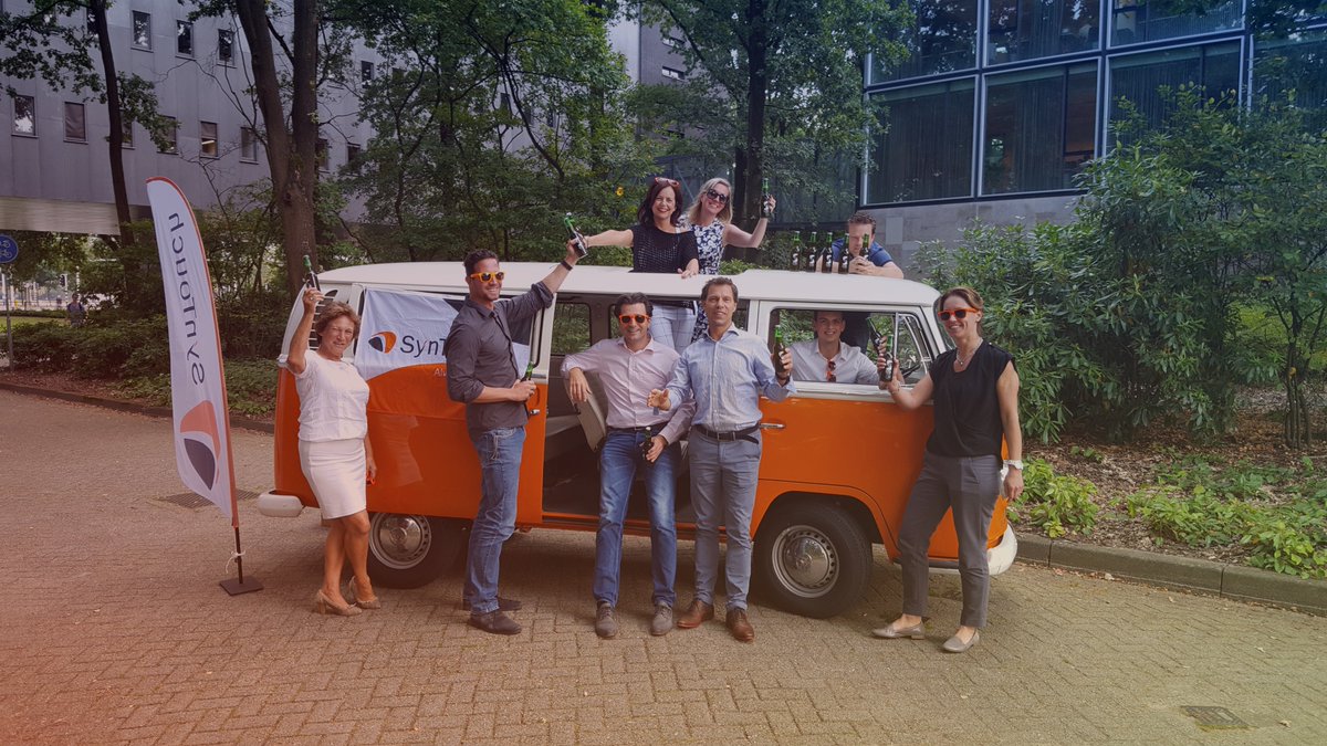 SynTouch on tour. Vandaag is Rotterdam aan de beurt ! #SynTouch #SynBus #SynBier