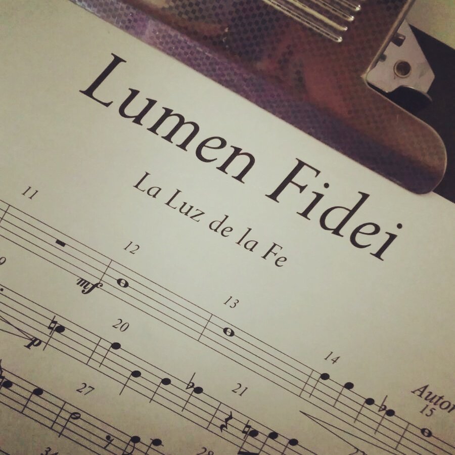 bandacautivomlg's tweet image. Ayer fue la primera toma de contacto con la nueva marcha &quot;Lumen Fidei&quot;.
#lumenfidei #cristodelaluz #1deOctubre